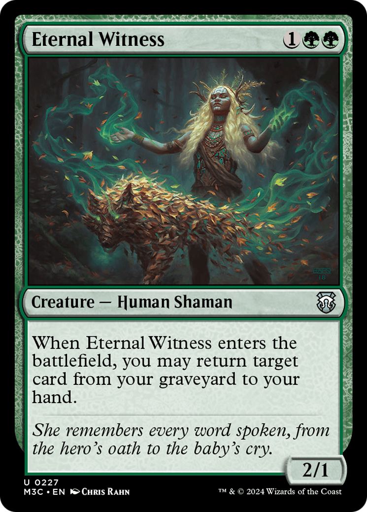 Eternal Witness (Ripple Foil) [Modern Horizons 3 Commander] - Destination Retro