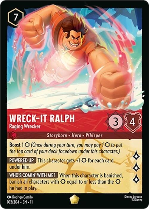 Wreck-It Ralph - Raging Wrecker (103/204) [Winterspell] - Destination Retro
