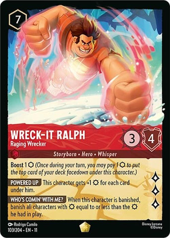 Wreck-It Ralph - Raging Wrecker (103/204) [Winterspell] - Destination Retro