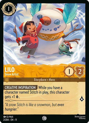Lilo - Snow Artist (2/204) [Winterspell] - Destination Retro