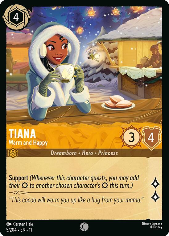 Tiana - Warm and Happy (5/204) [Winterspell] - Destination Retro