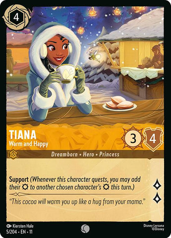 Tiana - Warm and Happy (5/204) [Winterspell] - Destination Retro