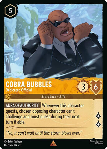 Cobra Bubbles - Dedicated Official (14/204) [Winterspell] - Destination Retro