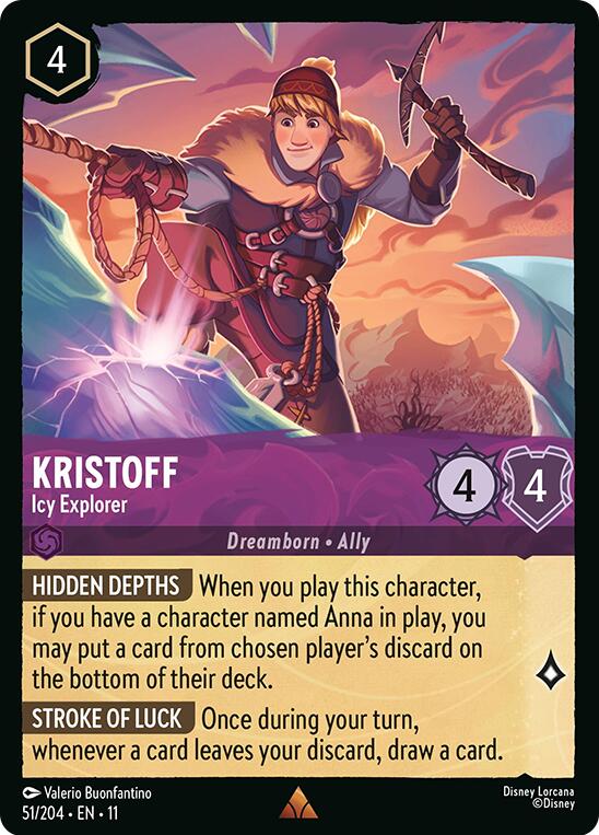 Kristoff - Icy Explorer (51/204) [Winterspell] - Destination Retro