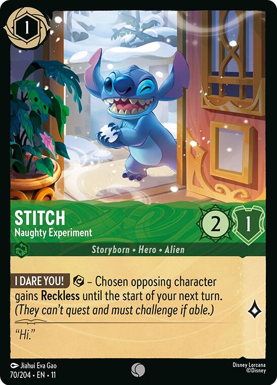 Stitch - Naughty Experiment (70/204) [Winterspell] - Destination Retro