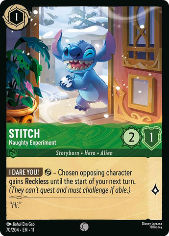 Stitch - Naughty Experiment (70/204) [Winterspell] - Destination Retro