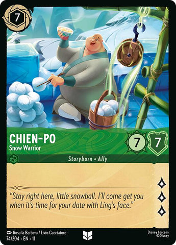 Chien-Po - Snow Warrior (74/204) [Winterspell] - Destination Retro