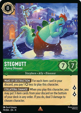 Stegmutt - Clumsy Dinosaur (79/204) [Winterspell] - Destination Retro
