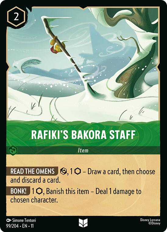 Rafiki's Bakora Staff (99/204) [Winterspell] - Destination Retro