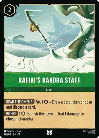 Rafiki's Bakora Staff (99/204) [Winterspell] - Destination Retro