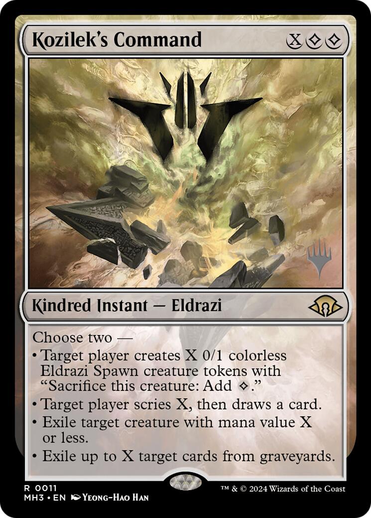 Kozilek's Command [Lorwyn Eclipsed Promos] - Destination Retro