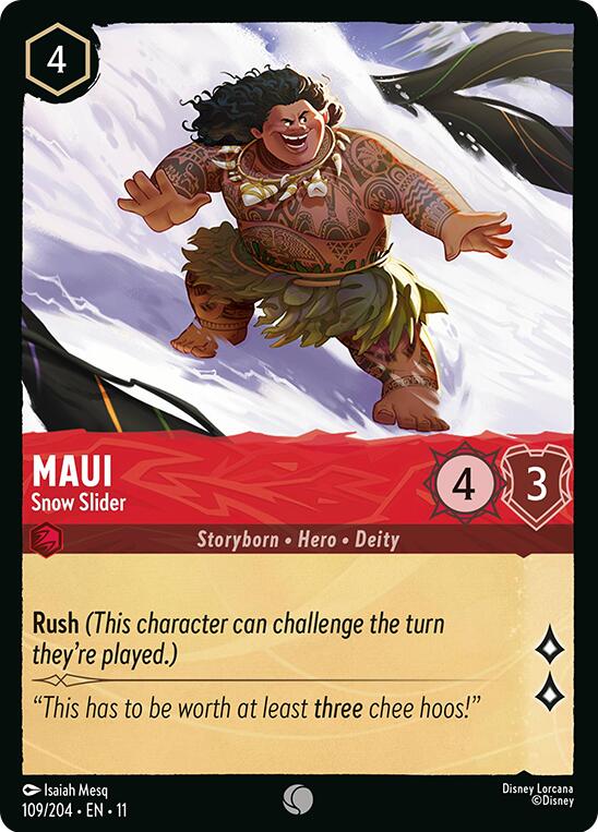Maui - Snow Slider (109/204) [Winterspell] - Destination Retro