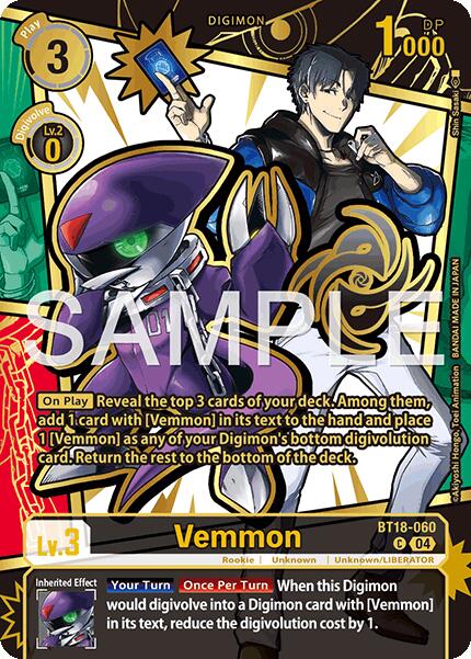 Vemmon [BT18-060] (Rare Pull) [Dawn of Liberator] - Destination Retro