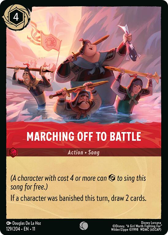 Marching Off to Battle (129/204) [Winterspell] - Destination Retro