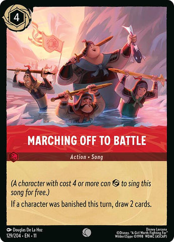 Marching Off to Battle (129/204) [Winterspell] - Destination Retro