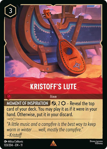 Kristoff's Lute (133/204) [Winterspell] - Destination Retro