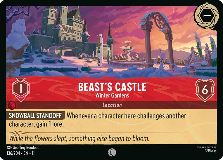 Beast's Castle - Winter Gardens (136/204) [Winterspell] - Destination Retro
