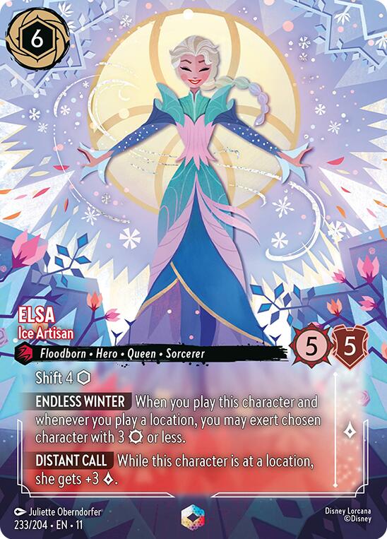 Elsa - Ice Artisan (Enchanted) (233/204) [Winterspell] - Destination Retro