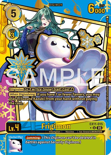 Frigimon [EX11-015] (Rare Pull) [Dawn of Liberator] - Destination Retro