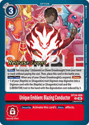 Unique Emblem: Blazing Conductor [BT24-089] [Time Stranger Release Events Cards] - Destination Retro