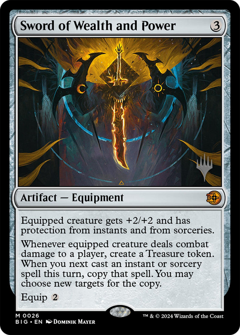 Sword of Wealth and Power [Lorwyn Eclipsed Promos] - Destination Retro