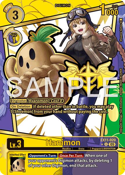 Hanimon [EX11-020] (Rare Pull) [Dawn of Liberator] - Destination Retro
