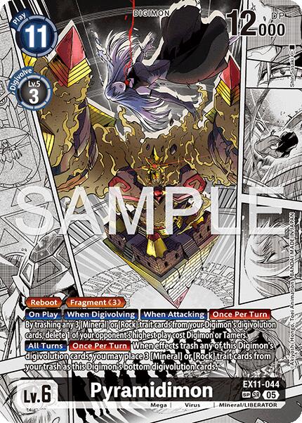 Pyramidimon [EX11-044] (SP) [Dawn of Liberator] - Destination Retro
