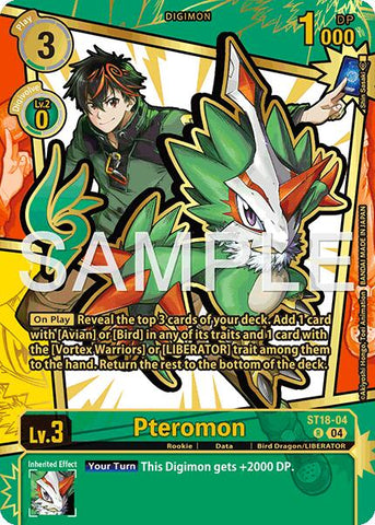 Pteromon [ST18-04] (Rare Pull) [Dawn of Liberator] - Destination Retro