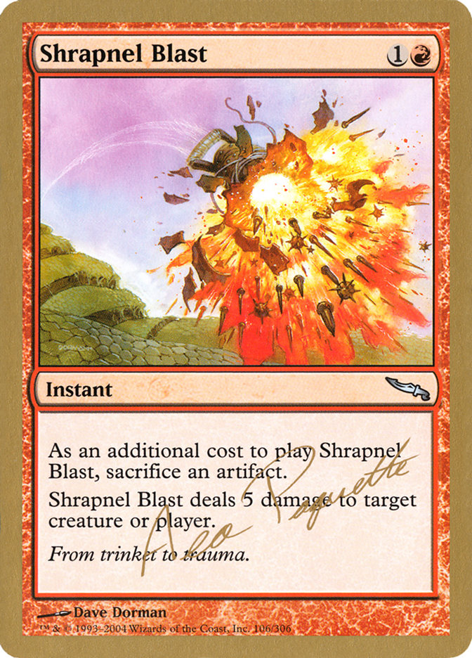 Shrapnel Blast (Aeo Paquette) [World Championship Decks 2004] - Destination Retro