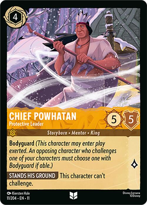 Chief Powhatan - Protective Leader (11/204) [Winterspell] - Destination Retro