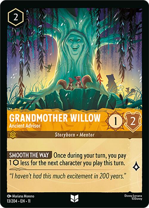 Grandmother Willow - Ancient Advisor (13/204) [Winterspell] - Destination Retro
