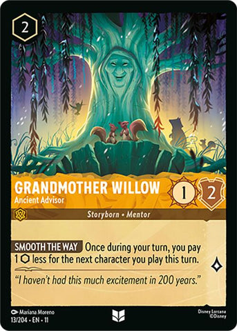 Grandmother Willow - Ancient Advisor (13/204) [Winterspell] - Destination Retro