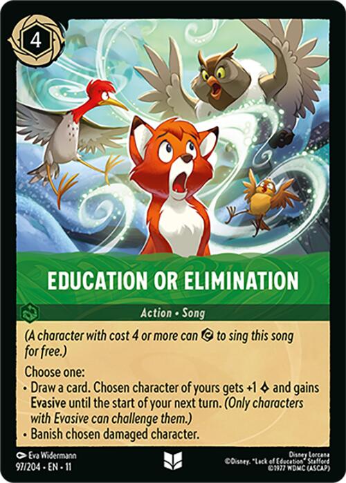 Education or Elimination (97/204) [Winterspell] - Destination Retro