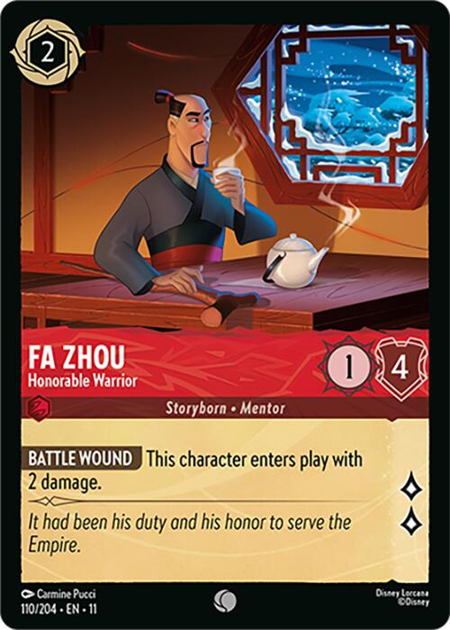 Fa Zhou - Honorable Warrior (110/204) [Winterspell] - Destination Retro