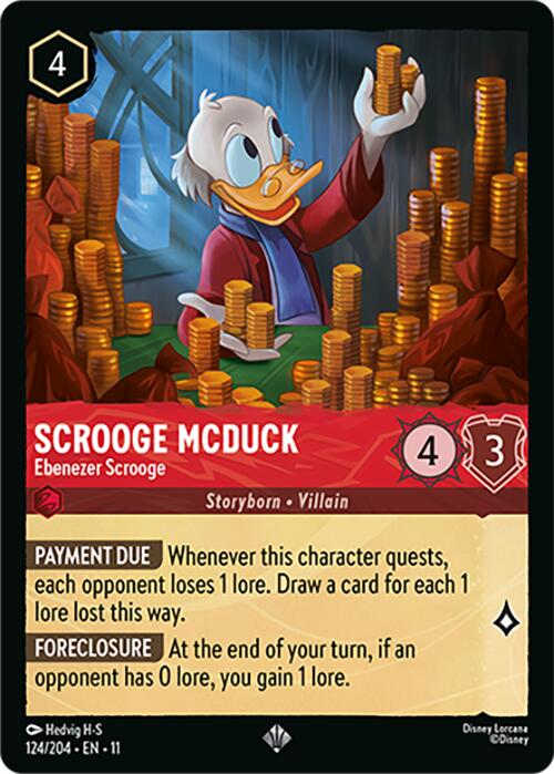 Scrooge McDuck - Ebenezer Scrooge (124/204) [Winterspell] - Destination Retro