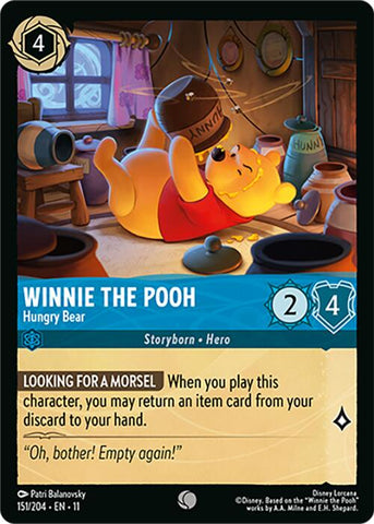 Winnie the Pooh - Hungry Bear (151/204) [Winterspell] - Destination Retro