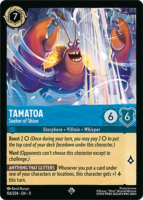 Tamatoa - Seeker of Shine (156/204) [Winterspell] - Destination Retro