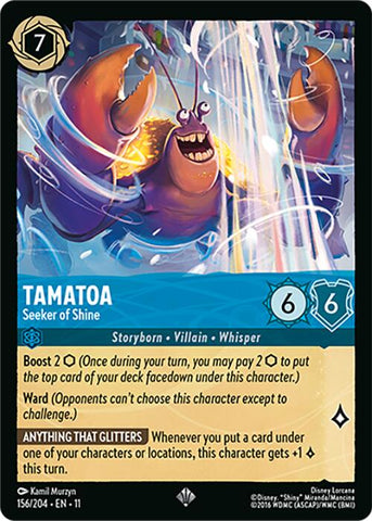 Tamatoa - Seeker of Shine (156/204) [Winterspell] - Destination Retro