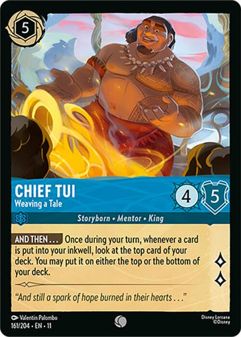 Chief Tui - Weaving a Tale (161/204) [Winterspell] - Destination Retro