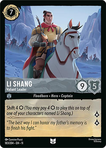 Li Shang - Valiant Leader (183/204) [Winterspell] - Destination Retro