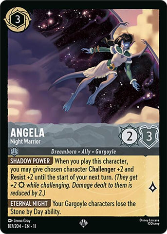 Angela - Night Warrior (187/204) [Winterspell] - Destination Retro