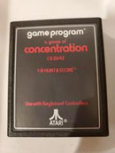 Concentration [Text Label] - Atari 2600 - Destination Retro