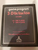 3D Tic Tac Toe [Text Label] - Atari 2600 - Destination Retro