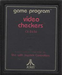 Video Checkers [Text Label] - Atari 2600 - Destination Retro