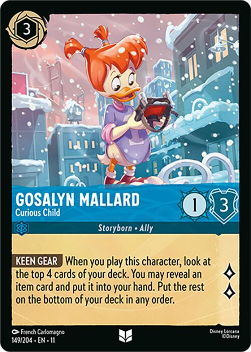 Gosalyn Mallard - Curious Child (149/204) [Winterspell] - Destination Retro