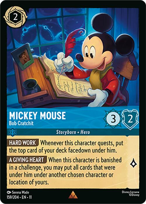 Mickey Mouse - Bob Cratchit (159/204) [Winterspell] - Destination Retro