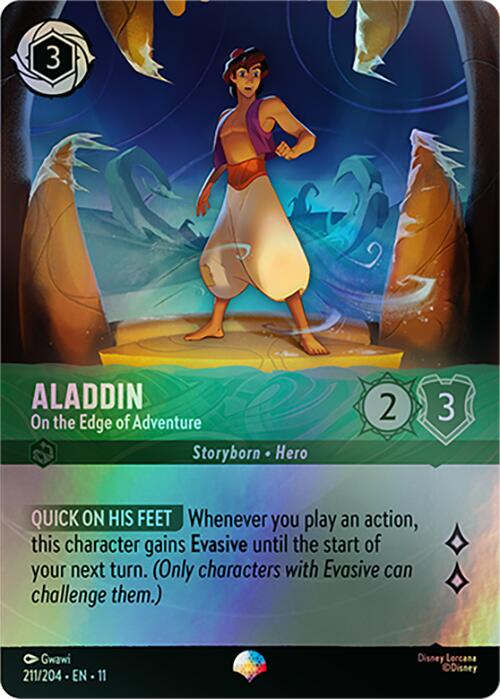 Aladdin - On the Edge of Adventure (Epic) (211/204) [Winterspell] - Destination Retro