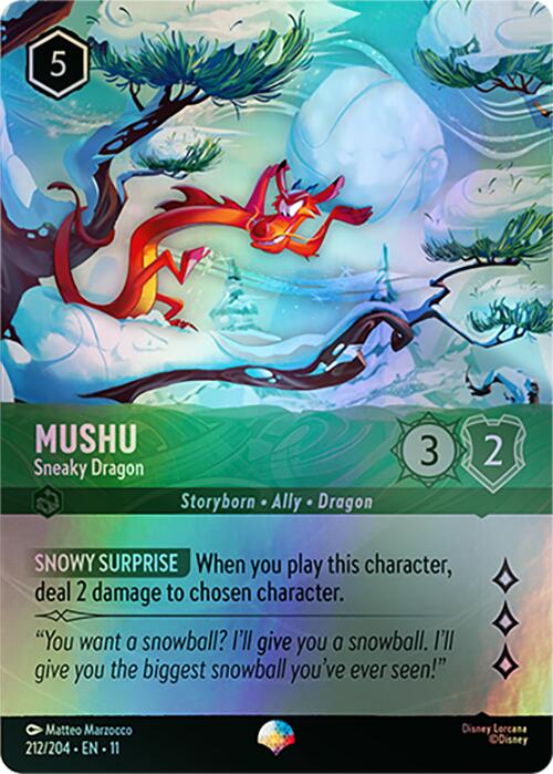 Mushu - Sneaky Dragon (Epic) (212/204) [Winterspell] - Destination Retro