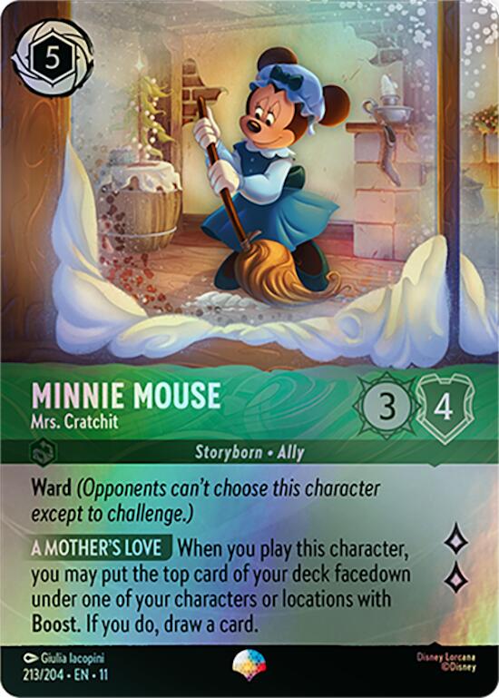 Minnie Mouse - Mrs. Cratchit (Epic) (213/204) [Winterspell] - Destination Retro