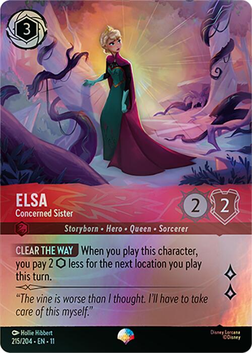 Elsa - Concerned Sister (Epic) (215/204) [Winterspell] - Destination Retro